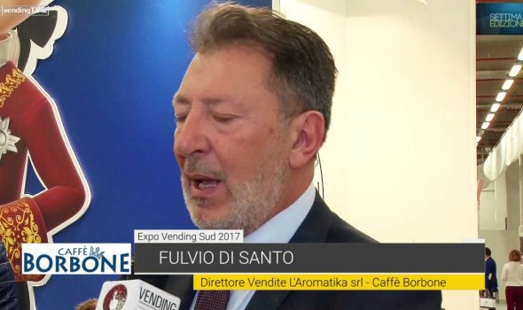 Expo Vending Sud Fabio Russo intervista Fulvio Di Santo di Didiesse Borbone srl