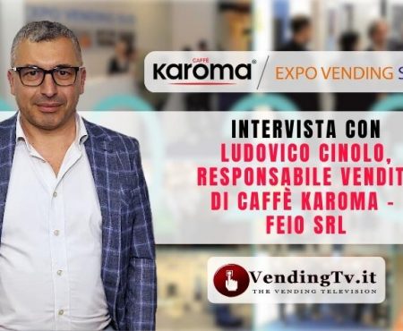 Expo Vending Sud 2023 – Intervista con Ludovico Cinolo, Resp.le Vendite di Caffè KAROMA-FEIO srl