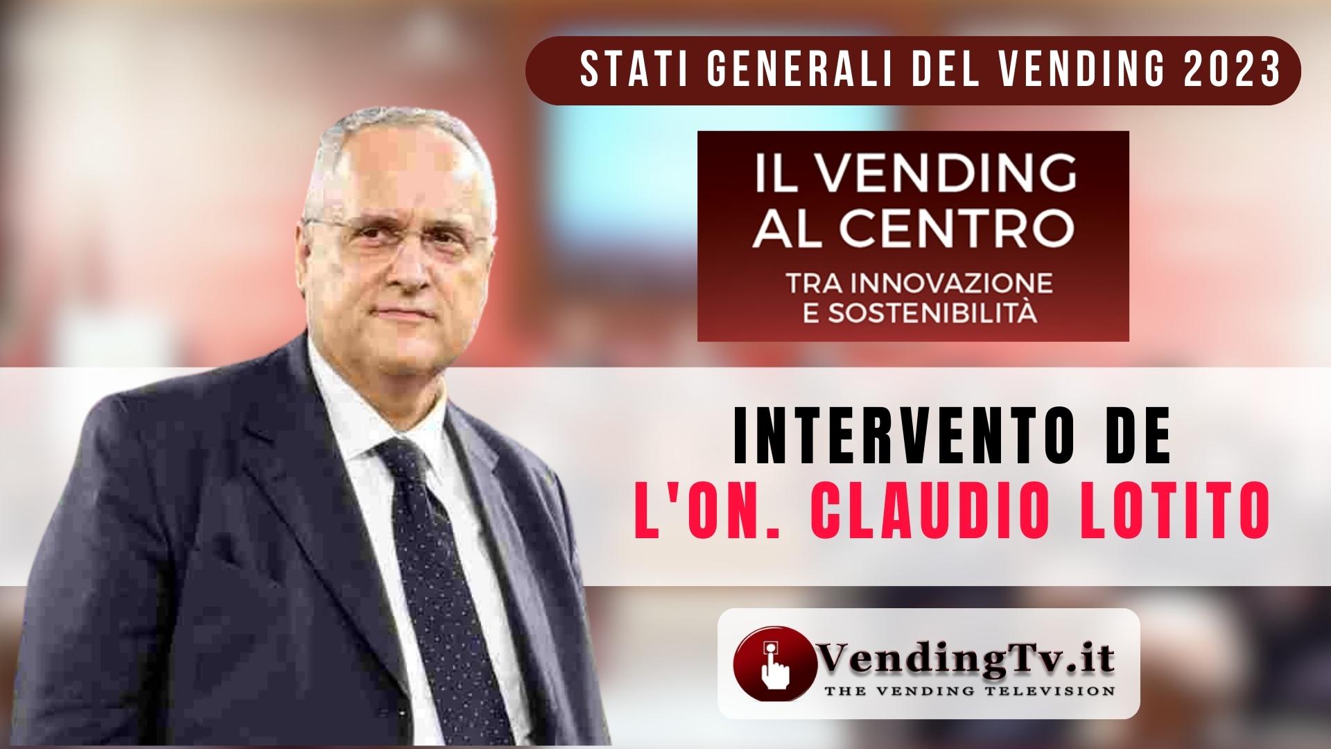 Youtube - Intervento de l'On. CLAUDIO LOTITO